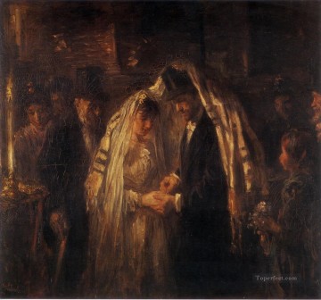 宗教的 Painting - ユダヤ人の結婚式 1903 年のユダヤ人